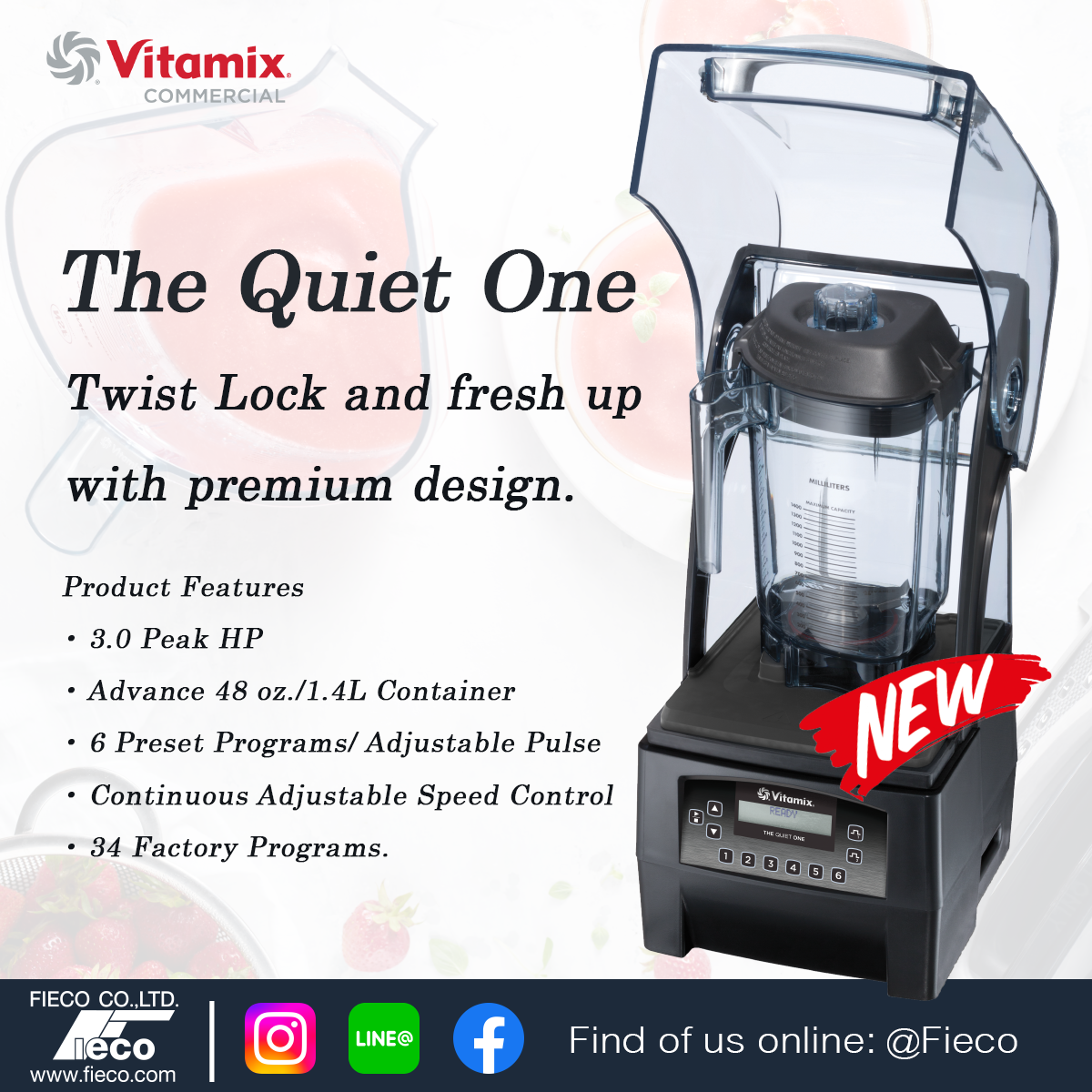New The Quiet One Twist Lock