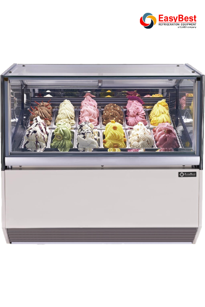 JULY ตู้แช่โชว์เจลาโต้ (Gelato Showcase) สำหรับร้านไอศกรีม