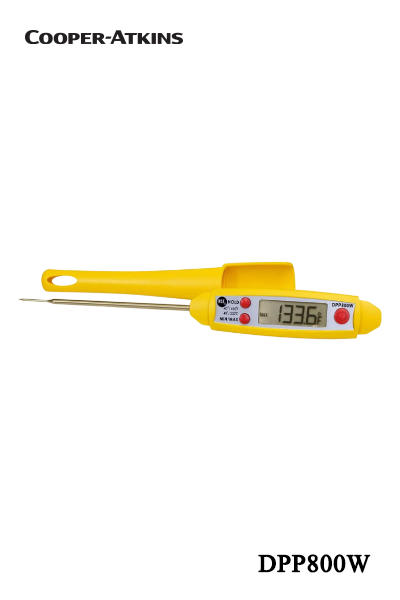 เครื่องวัดอุณหภูมิอาหารแบบพกพา Cooper-Atkins DPP800W สำหรับงานครัวมืออาชีพ