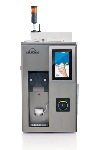 เครื่องทำไอศกรีมซอฟต์เสิร์ฟอัตโนมัติ Carpigiani 241 Magica E-PAY พร้อมระบบชำระเงิน แบบตั้งโต๊ะ