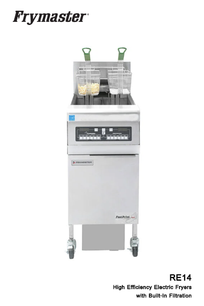 เตาทอดไฟฟ้า Frymaster RE14-2 แบบ 2 ช่อง สำหรับครัวเชิงพาณิชย์ปริมาณสูง